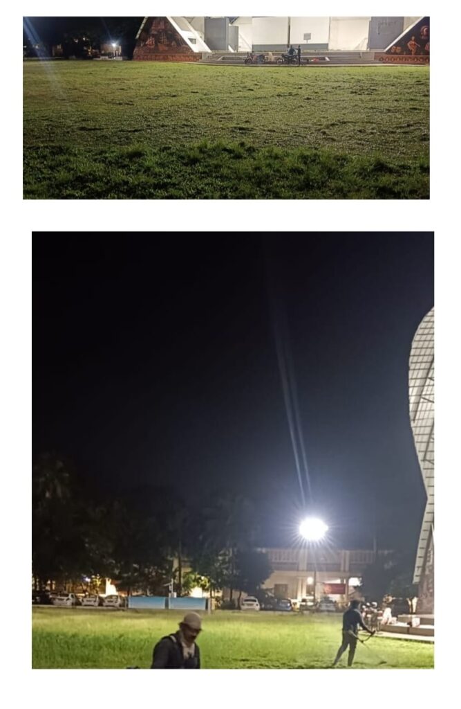 ദർബാർ ഹാൾ ഗ്രൗണ്ട്  ശുചീകരണം പൂർത്തിയായി