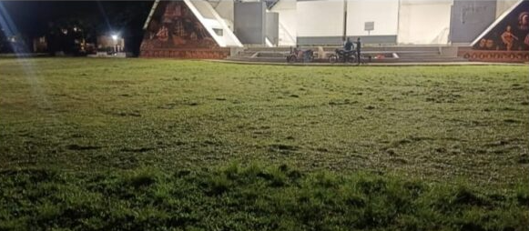 Cleaned Durbar Hall Ground